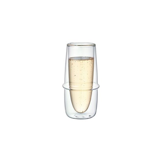 KRONOS double wall champagne glass 160ml