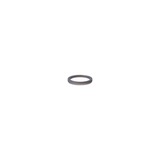 Thin metallic ring on a white background